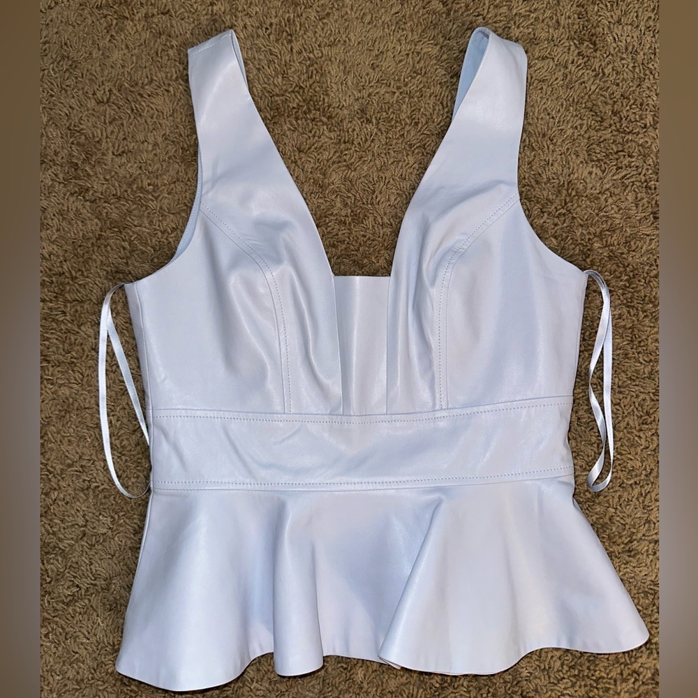 Baby blue BCBG blouse